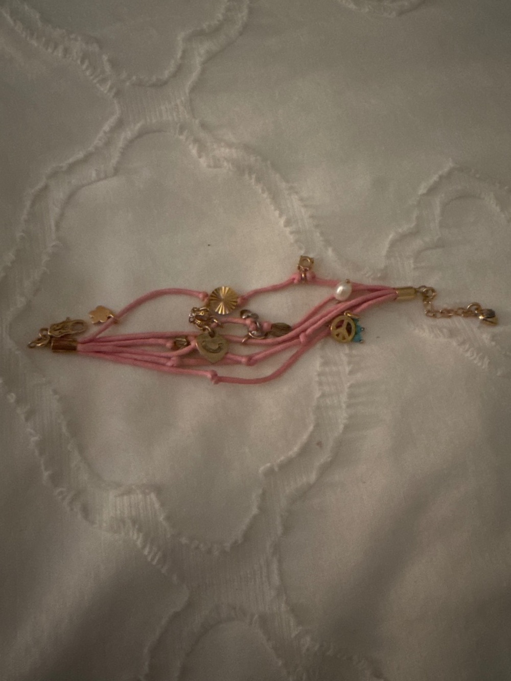 Juicy couture charm bracelet y2k